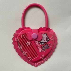 00’s Hello Kitty Mirror and Comb Set